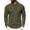 Army Green, variant on Men's Casual Soft Lightweight Golf Knit Sweater Long Sleeve Button Down Pullover Tops For Fall Winter Black XXL