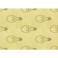 thumbnail image 1 of Ahgly Company Machine Washable Indoor Rectangle Transitional Corn Yellow Area Rugs, 7' x 9', 1 of 7