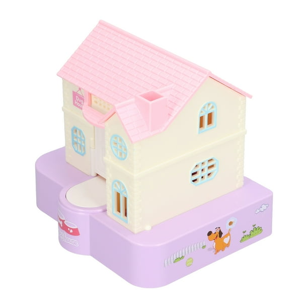 Music Villa Hucha Divertida Hucha para Cachorros Casa para Perros de la Suerte Traga Monedas Automáticamente con Efectos de Luz y Música Regalos de Juguetes para Niños ANGGREK Otros