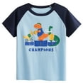 thumbnail image 1 of TZEWGL T-Shirts pour Bébé, Imprimés de Dessins Animés, Manches Courtes Raglan, Col Rond, Taille 3-4T, 1 of 7