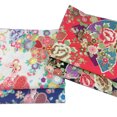 thumbnail image 5 of Tela de bronce caliente, estilo japonés, tela con estampado de flores para manteles y patchwork, material textil para el hogar, 5 of 5