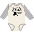 thumbnail image 3 of Inktastic Someone in Alaska Loves Me Boys or Girls Long Sleeve Baby Bodysuit, 3 of 5