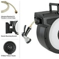 thumbnail image 4 of Pure Garden 124 FT Retractable Hose with Wall Reel and 9 Nozzle Patterns, 4 of 9