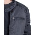 thumbnail image 2 of Chamarra negra casual para hombre abrigada, 2 of 5