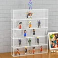 thumbnail image 4 of NIUBEE Acrylic Display Case, Clear Display Case Wall Mounted or Desktop Dustproof Display Cabinet Box for Collectibles, Rock, Crystals, Mini Toys, Amiibo (5 Tiers), 4 of 12
