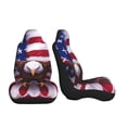 thumbnail image 3 of Yiaed USA Eagle with Spread Wings Print Car Seat Covers,Universal Auto Seats Protector Fits for Car,SUV Sedan,Truck,Automotive Seat Covers & Accessories-2 PCS, 3 of 9