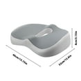 thumbnail image 3 of geerera Memory Foam Seat Cushion, Orthopedic Coccyx Cushion, Ergonomic Design for Back Pain Relief, Non-Slip Office Chair Car Seat Pad, for Home, Office, Travel, 3 of 9