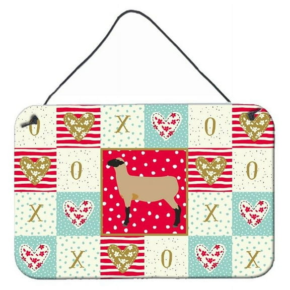 Carolines Treasures CK5403DS812 8 x 12 in. Hampshire Down Sheep Love Wall or Door Hanging Prints