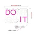 thumbnail image 3 of Letrero Luminoso De Neón Con El Lema "Don't Quit", Alimentado Por USB, Para Decoración Del Hogar, Fiestas, Tiendas Y Salas De Deportes 26x16cm, 3 of 8