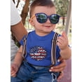 thumbnail image 2 of Patriotic Sunflower Bold Lineart T-Shirt Infant -Image by Shutterstock,  6 Months, 2 of 4