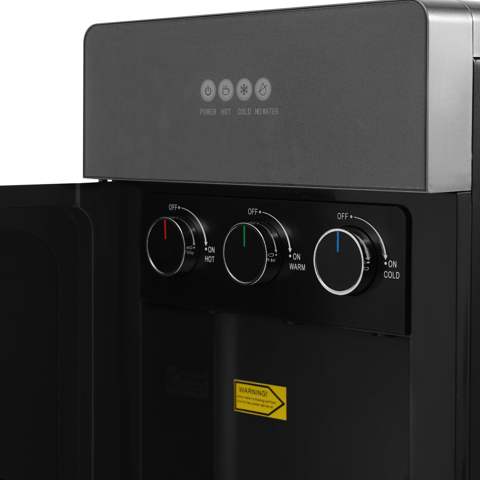Silver Gray Bottom-Loading Water Dispenser For Homes, Offices, Nurseries, Gyms