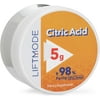 LiftMode Citric Acid (Anhydrous) Natural Food Additive - Enhances Flavor, Increases Mineral Absorption & Promotes Kidney Health | Vegetarian, Vegan, Non-GMO, Gluten Free - 5 Grams (50 Servings)