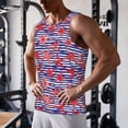 thumbnail image 5 of Pofeuu Sea Stars Print Men's Workout Tank Tops Sleeveless Muscle Gym Shirt Quick Dry-Medium, 5 of 7