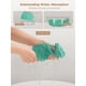 thumbnail image 4 of Toalla de microfibra para el cabello, 3 paquetes de turbantes para cabello mojado, toallas de secado para mujeres rizadas, antiencrespamiento (rosa, morado, verde), 4 of 5