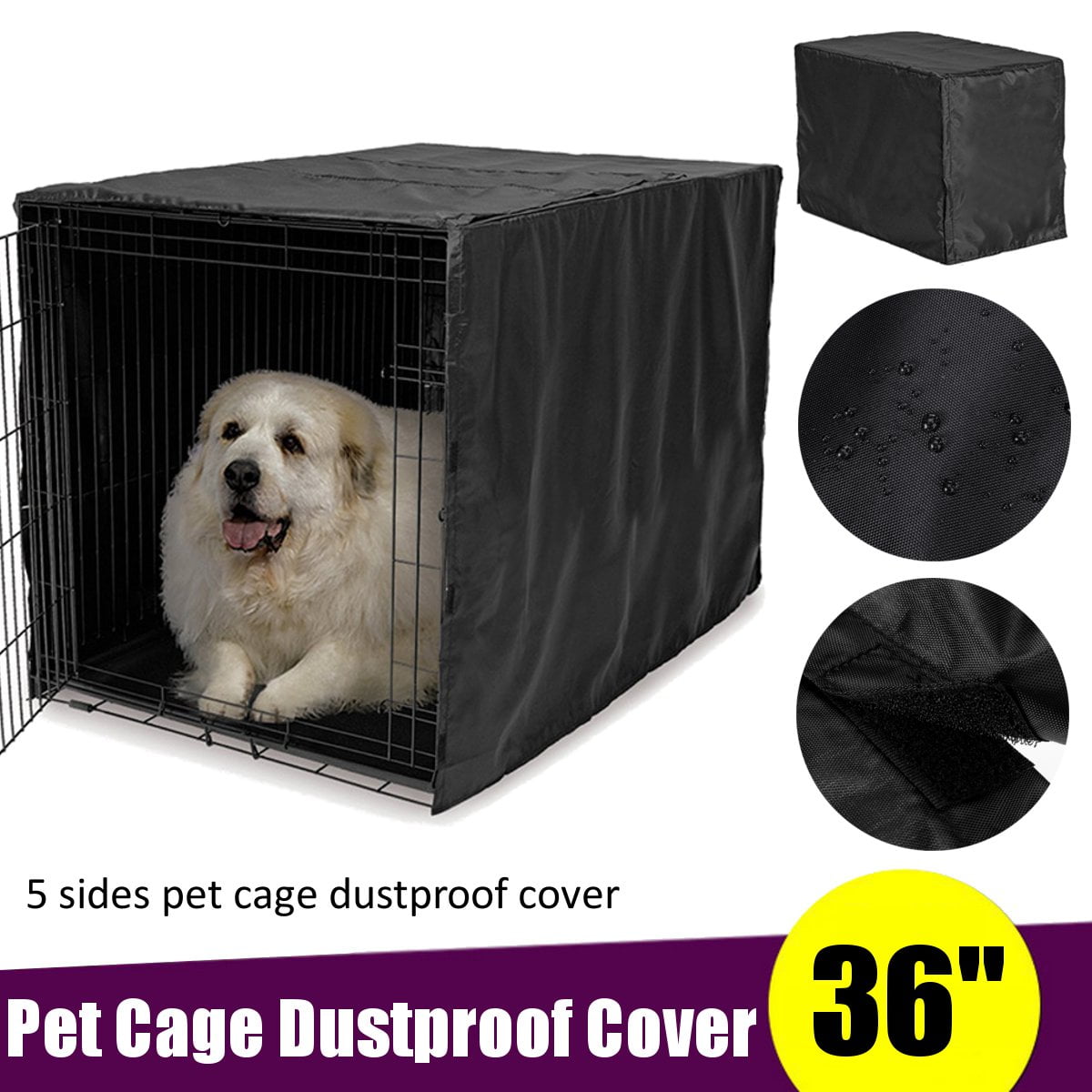 Dog Crate Cover, Privacy Dog Crate Cover Fits MidWest Dog Crates，Homes