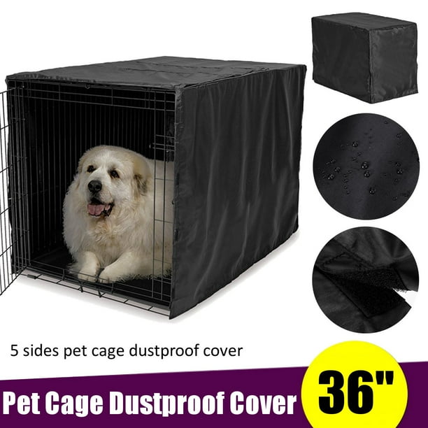 Dog Crate Cover Privacy Dog Crate Cover Fits MidWest Dog Crates Homes For Pets Quiet Time Crate Cover Black Polyester Machine Wash Dry 36 x 23 x 24 inch Walmart