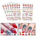 thumbnail image 4 of Bandera nacional Nail Art Stickers Calcomanías de uñas Láminas de uñas Hoja B Zulema etiqueta engomada del arte del clavo, 4 of 8