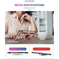 thumbnail image 6 of Military Grade Drop Impact for Samsung Galaxy A53 5G Case Galaxy A53 Case 360 Metal Rotating Ring Kickstand Holder Armor Heavy Duty Shockproof Case for Galaxy A53 5G Phone Case (Rose Gold), 6 of 8