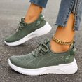 thumbnail image 7 of Obersheen Women's Walking Shoes Lightweight Breathable Mesh Casual Sneakers Soft Sole Athletic Shoes (Army Green,6.5), 7 of 7