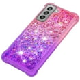 thumbnail image 6 of Compatible with Samsung Galaxy S21 FE Case Girls Women Liquid Glitter Heavy Duty Shockproof Back Cover Soft TPU Bumper Silicone Slim Protective Cover for Samsung Galaxy S21 FE Gradient Pink, 6 of 14