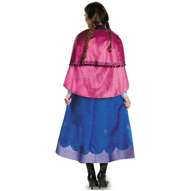 princess anna dress adults Anna Travel Embroideries Adult Costume Cosplay, Frozen Costume, Disney  Costume, Disney Inspired