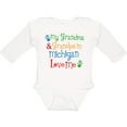 thumbnail image 3 of Inktastic Michigan Grandma Loves Me Boys or Girls Long Sleeve Baby Bodysuit, 3 of 5