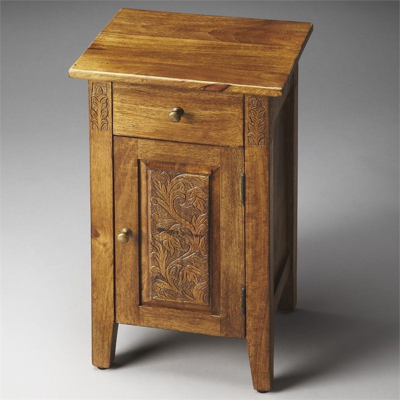 Beaumont Lane End Table in Light Brown