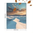 thumbnail image 3 of White Sand Dune Sunset Canvas Print/Wall Art， Perfect for Living Room， Bedroom， Office， Hallway， and Hotel Decoration, 3 of 8