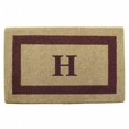 thumbnail image 1 of Nedia Home O2035H 38 x 60 Po Cadre Monochrome Brun Robuste Natte de Coco Monogrammée H, 1 of 1