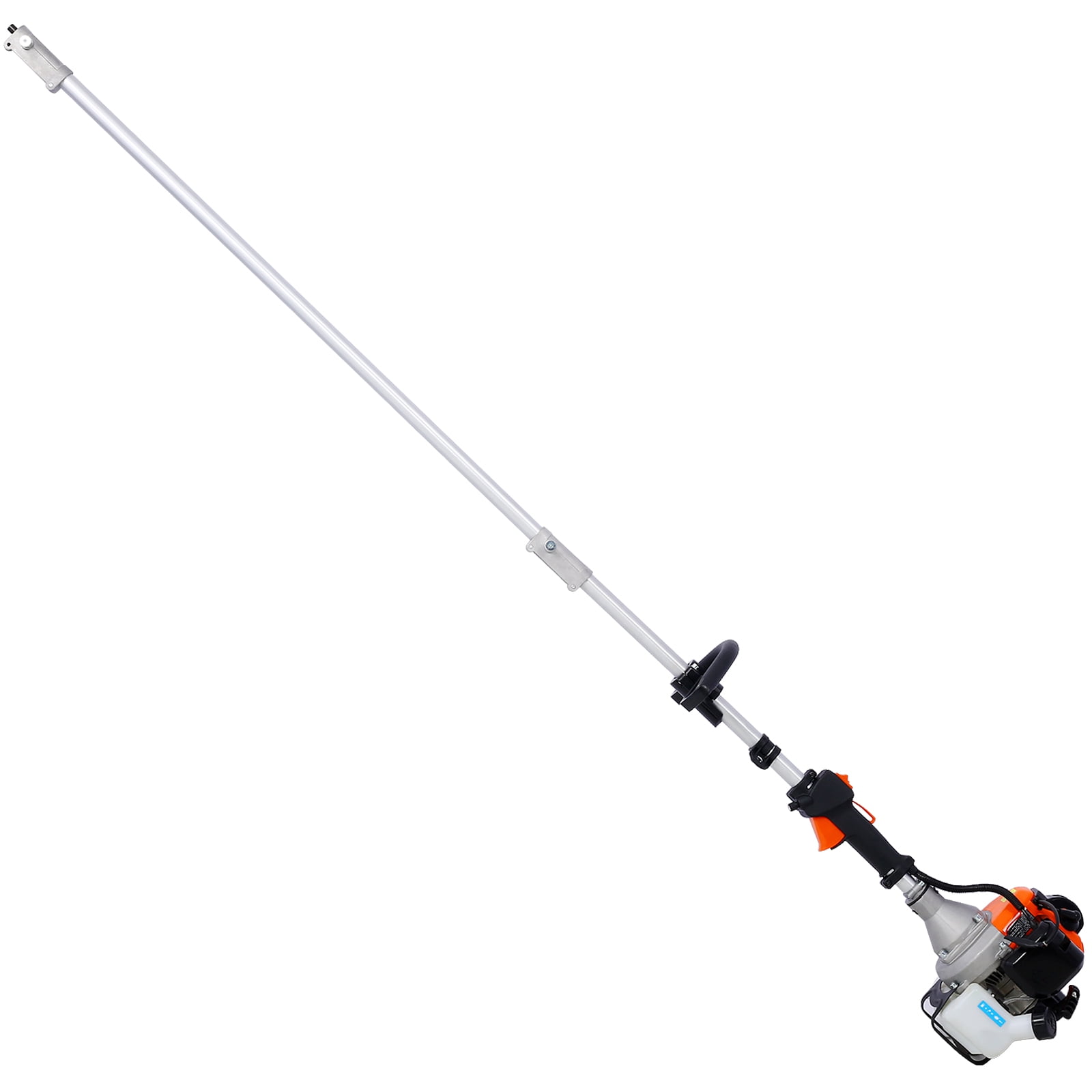 iRerts 12 in 1 Grass Trimmer, 52CC 2-Cycle Gas Powered Weed Eater with Gas Pole Saw, Hedge Trimmer, Grass Trimmer and Brush Cutter, String Trimmer for Grass Garden Yard Care, Orange/Black