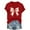#162-Red, variant on ICHUANYI Valentine's Prints Bow Shirt for Women Graphic Tees Short Sleeve Tee Top Round Neck Short Sleeved T-shirt Top