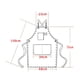 thumbnail image 5 of Oil Resistant Canvass Apron with Pocket Waterproof Lace-up Apron for Home Kitchen, 5 of 5