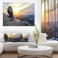 thumbnail image 1 of Buildings and Crag on Rock Panorama - Impression sur Toile Paysage, 1 of 3