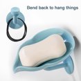 thumbnail image 4 of LCXmlly Dress Up Props Wallmounted Dish Draining Rack PunchFree Installation Leaf Shape Design, 4 of 6