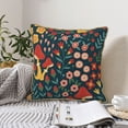 thumbnail image 6 of Kll Berries And Flowers Decorative Throw Pillow Covers Velvet Soft For Couch Sofa Bedroom Living Room Outdoor -20"X20", 6 of 8