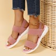 thumbnail image 7 of UTTOASFAY Clearance Sandals for Women New Style Casual Women'S Sandals and Slippers with Flat Bottom for Outer Flash Picks Pink 9.5, 7 of 7
