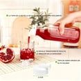 thumbnail image 4 of 4 PCS Botella de Cristal 1 Litro, Botellas de Vidrio Portátiles para Leche, Botellas de leche con Tapas; Reutilizables para Almacenar Agua, Miel o Salsa, 4 of 4