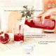 thumbnail image 4 of 4 PCS Botella de Cristal 1 Litro, Botellas de Vidrio Portátiles para Leche, Botellas de leche con Tapas; Reutilizables para Almacenar Agua, Miel o Salsa, 4 of 4