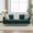 Green + Chenille + Foam, variant on 77.5''W Upholstered Chenille Slipcovered Chaise Lounge, Modern Oversized Settee Couch with 4 Pillows, Sleeper Sofa Daybed Bench with Armrest & Open Backrest for Living Room Guest Bedroom Window