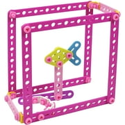 Meccano Erector 100 Piece Pink and Purple Building Set Box