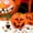 Orange, variant on Plastic Halloween Pumpkin Buckets - Set of 8 Trick or Treat Candy Pails with Handles for Kids, Party Favors & Home Decor