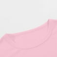 thumbnail image 4 of Little Kid Kids T Shirts Short Sleeve Plain Top Tees Boy & Girl Unisex Toddler Children Crew Neck T Shirt Boys Size 14 16 Clothes Solid Color Shirt Set Cat And Boys Tops Teen 5-6 Years Pink, 4 of 8