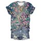thumbnail image 5 of Fiudx Ofertas Del Día Camiseta de Manga Corta con Cuello Redondo y Estampado Informal a La Moda para Mujer, 5 of 6