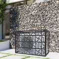 thumbnail image 5 of Aluminium Privacy Fence Screen,Dark Gray, 1.5P 4 Side 100 * 70 * 50 for Outdoor Air Conditioner - for Freestanding AC Units and Pool Equipment - Garden Privacy Screen, 5 of 21