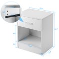 thumbnail image 7 of UWR-Nite Nightstand, 2-Tier Side Table with Drawer and Storage Shelf, Bedside Table End Table, Modern Night Stand for Bedroom, Living Room, Home Office, 7 of 7
