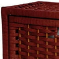 thumbnail image 4 of Handmade Natural Fiber 23-inch Chest of Drawers (China) Brown, 4 of 5