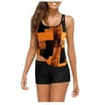thumbnail image 1 of Conjunto de Traje de Baño Dividido de Mujeres, Tres Piezas Impreso Bikini Sexy para la Playa Y la Piscina, Traje de Baño sin Espalda con Almohadilla de Pecho, Nylon de Dos Piezas, 1 of 2
