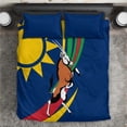 thumbnail image 2 of Namibia National Emblem Bedding Set Flag Colors & Symbolic Animals Design TS04, 2 of 7