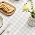 thumbnail image 5 of Easter Tablecloth 60x84 Inch Rectangular, Spring Flower Buffalo Plaid Bunny Table Cover for Party Picnic Dinner Decor, 5 of 6