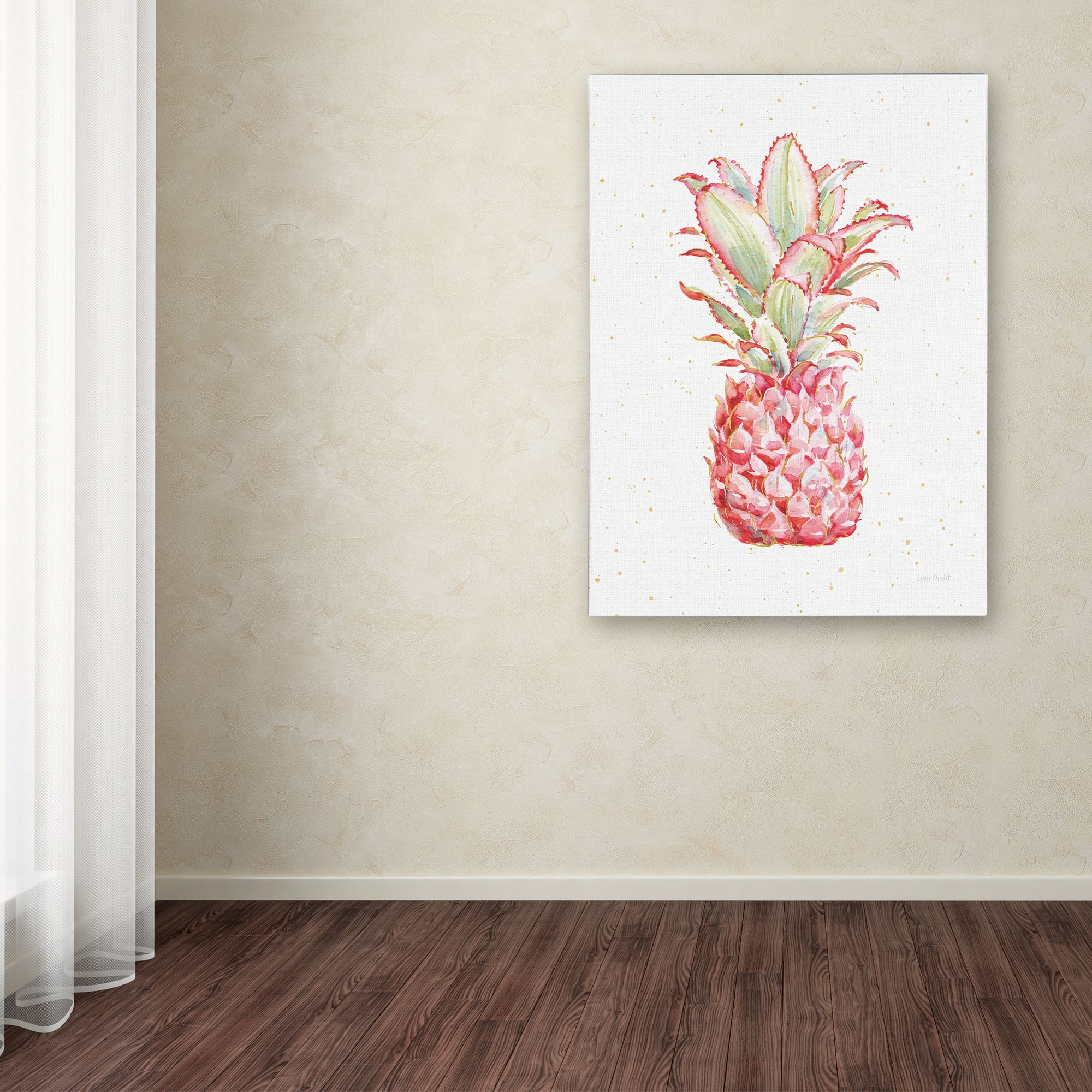Trademark Fine Art 'Gracefully Pink XI' Canvas Art by Lisa Audit